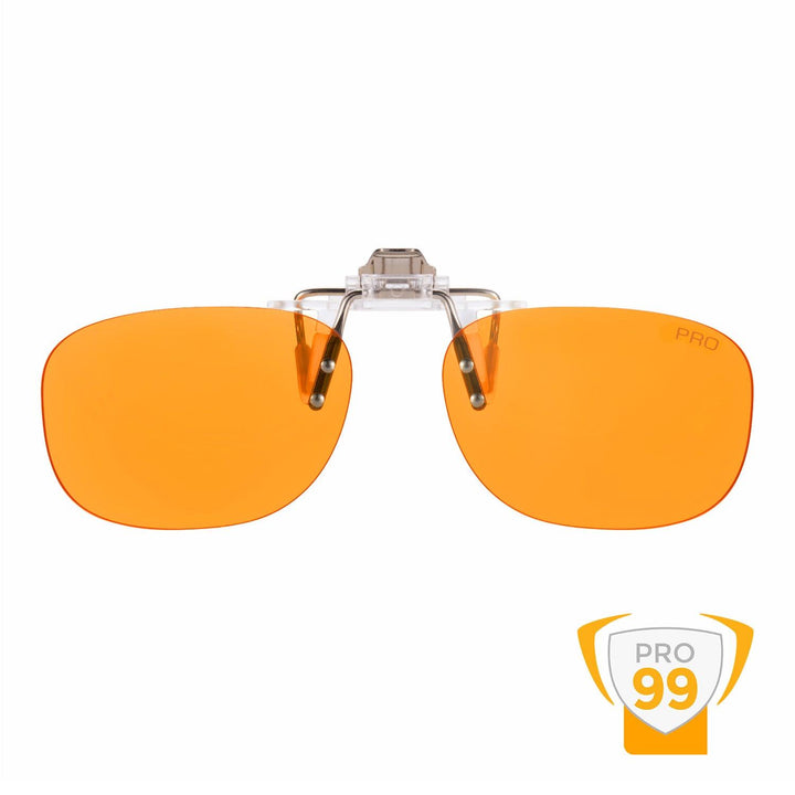 Prisma CLiP-ON PRO99 Blaulichtfilter-Brillenaufsatz - WeCare+