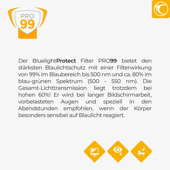 Prisma Franfurt PRO99 Blaulichtfilter-Brille - WeCare+