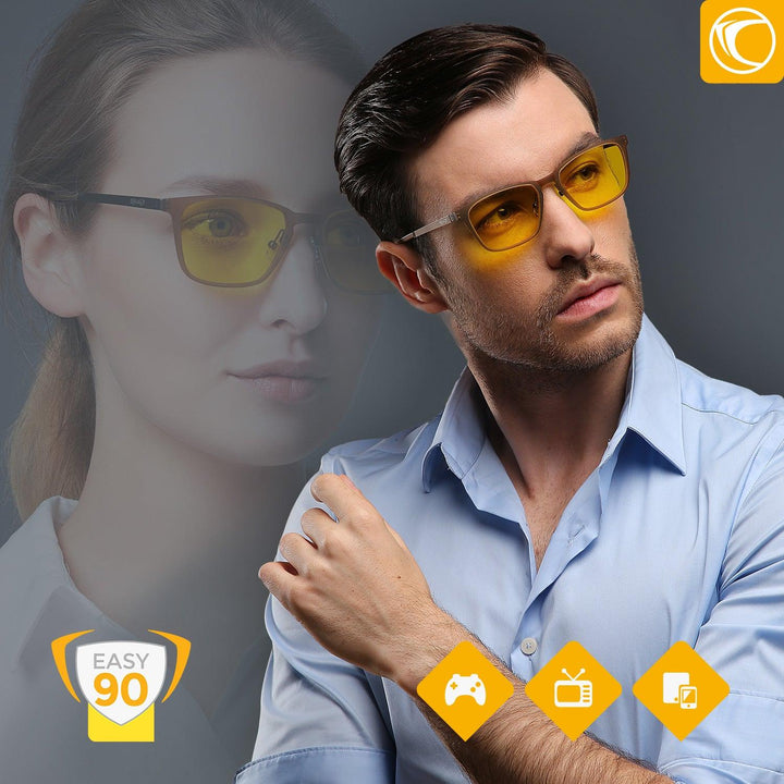 Prisma Frankfurt EASY90 Blaulichtfilter-Brille - WeCare+