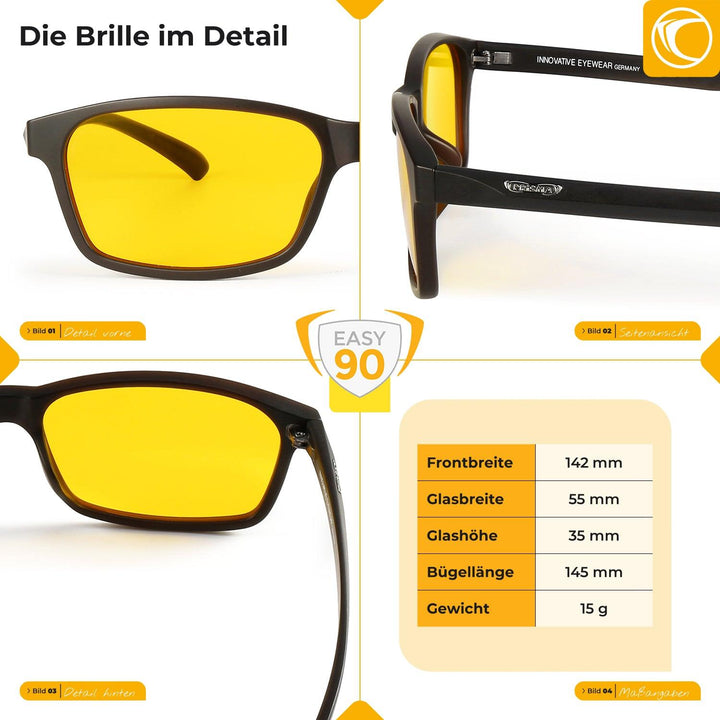 Prisma Freiburg EASY90 Blaulichtfilter-Brille - WeCare+